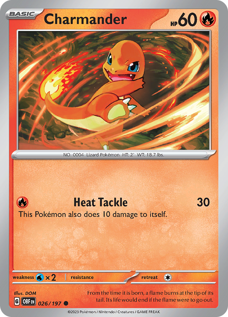 Charmander (026/197) [Scarlet & Violet: Obsidian Flames] | Exor Games New Glasgow