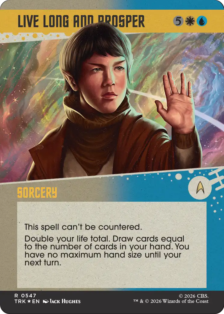 Live Long and Prosper (Showcase) (Surge Foil) [Star Trek] | Exor Games New Glasgow