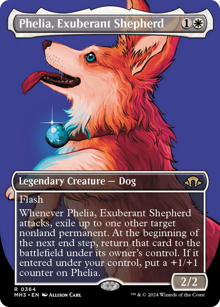 Phelia, Exuberant Shepherd (Borderless) [Modern Horizons 3] | Exor Games New Glasgow