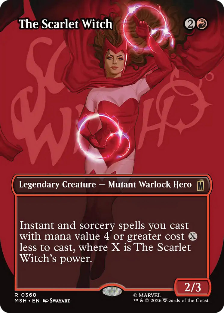 The Scarlet Witch (Borderless) [Marvel Super Heroes] | Exor Games New Glasgow