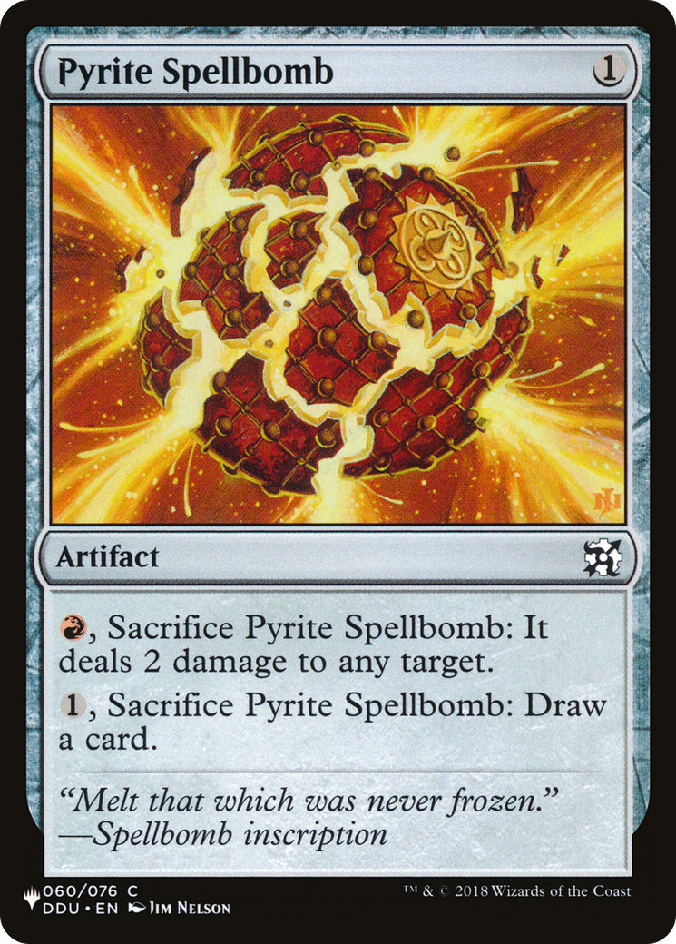 Pyrite Spellbomb [The List Reprints] | Exor Games New Glasgow