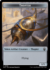 Thopter // Copy Double-Sided Token [Modern Horizons 3 Commander Tokens] | Exor Games New Glasgow