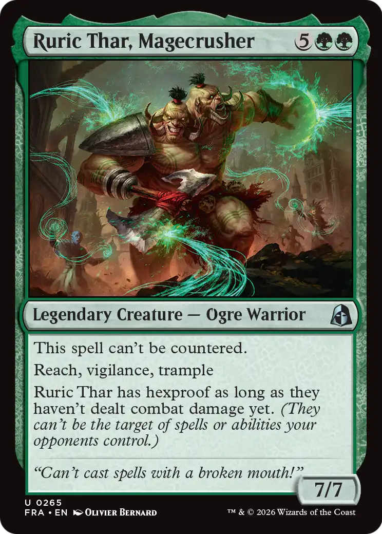 Ruric Thar, Magecrusher [Reality Fracture] | Exor Games New Glasgow