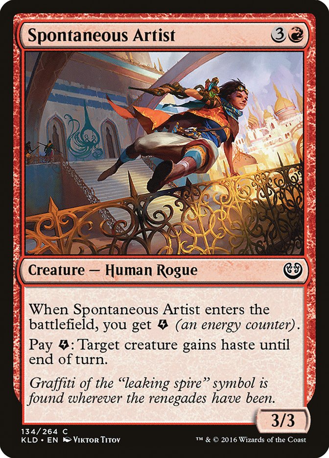 Spontaneous Artist [Kaladesh] | Exor Games New Glasgow