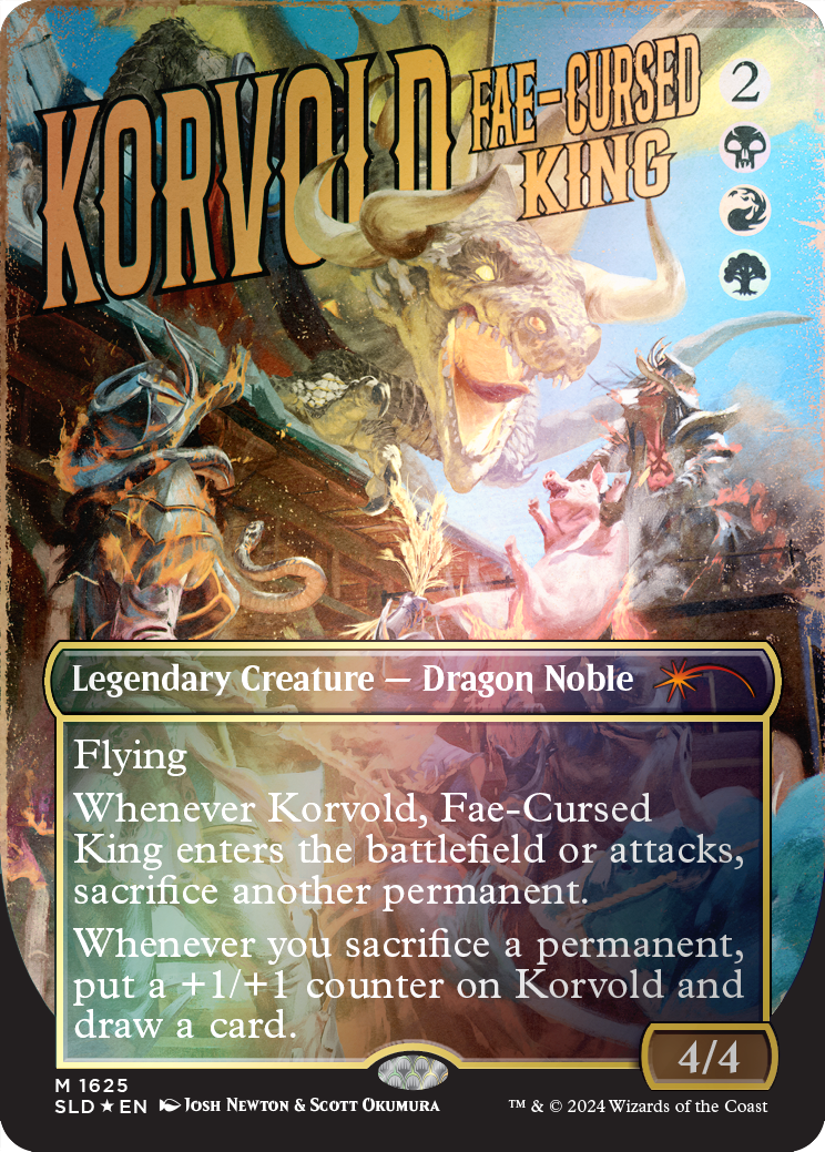 Korvold, Fae-Cursed King (Rainbow Foil) [Secret Lair Drop Series] | Exor Games New Glasgow