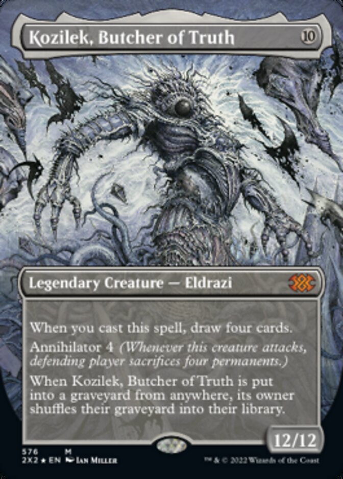 Kozilek, Butcher of Truth (Textured Foil) [Double Masters 2022] | Exor Games New Glasgow