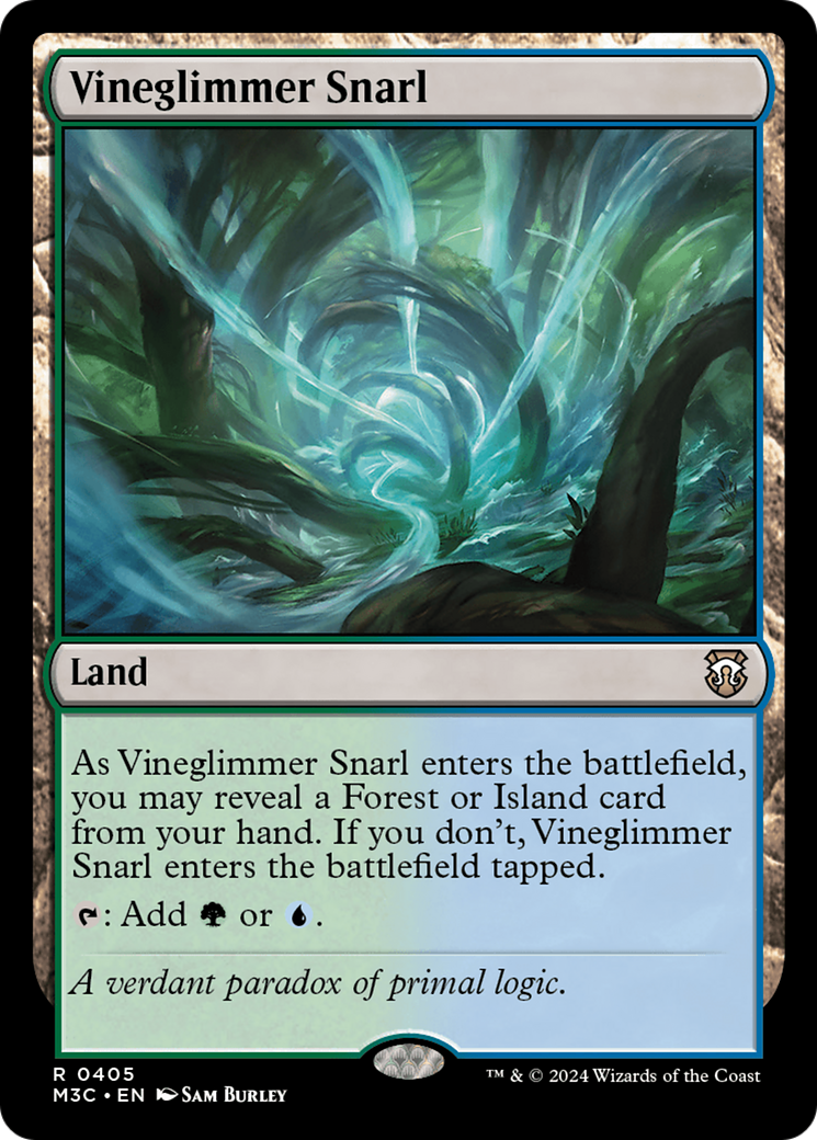 Vineglimmer Snarl (Ripple Foil) [Modern Horizons 3 Commander] | Exor Games New Glasgow