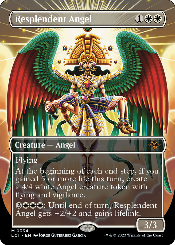 Resplendent Angel (Borderless) [The Lost Caverns of Ixalan] | Exor Games New Glasgow