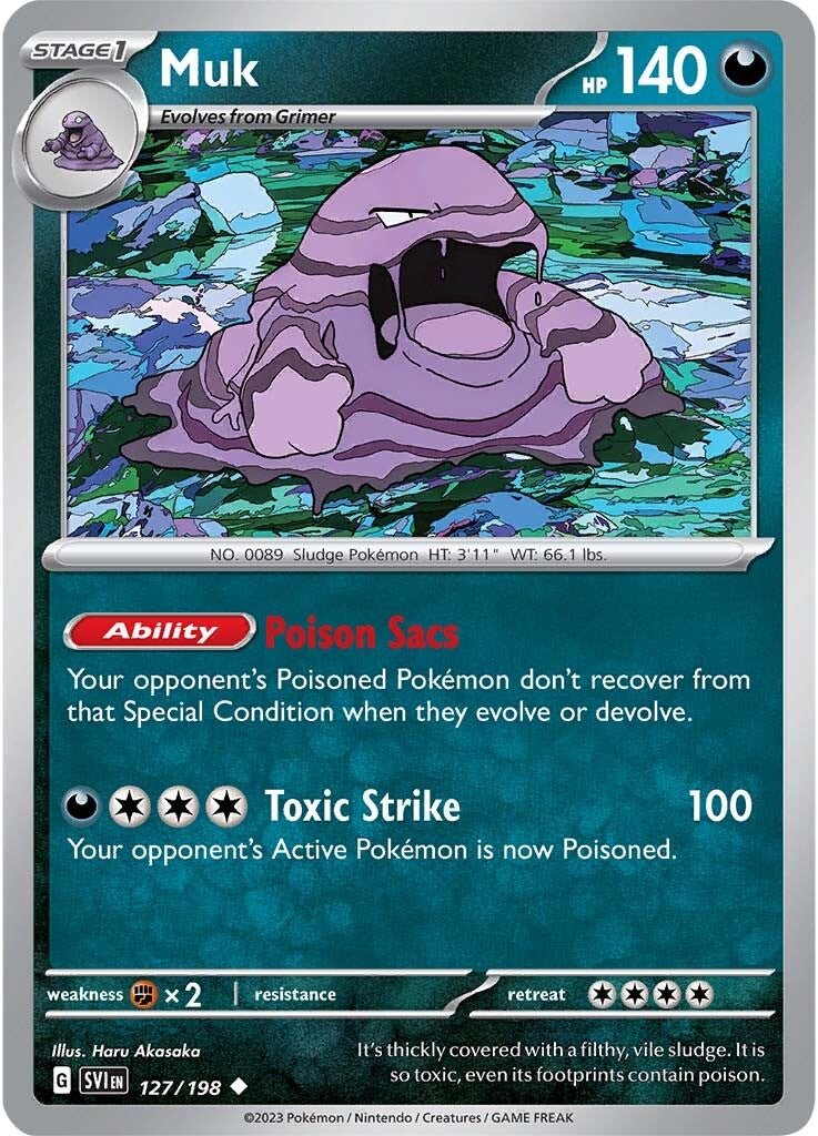 Muk (127/198) [Scarlet & Violet: Base Set] | Exor Games New Glasgow