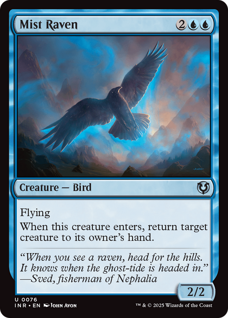 Mist Raven [Innistrad Remastered] | Exor Games New Glasgow