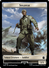 Soldier // Food (0027) Double-Sided Token [Doctor Who Tokens] | Exor Games New Glasgow