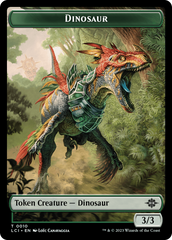 Gnome // Dinosaur (0010) Double-Sided Token [The Lost Caverns of Ixalan Tokens] | Exor Games New Glasgow