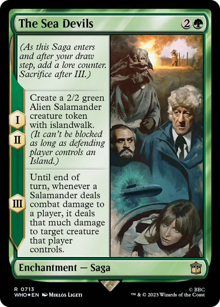 The Sea Devils (Surge Foil) [Doctor Who] | Exor Games New Glasgow