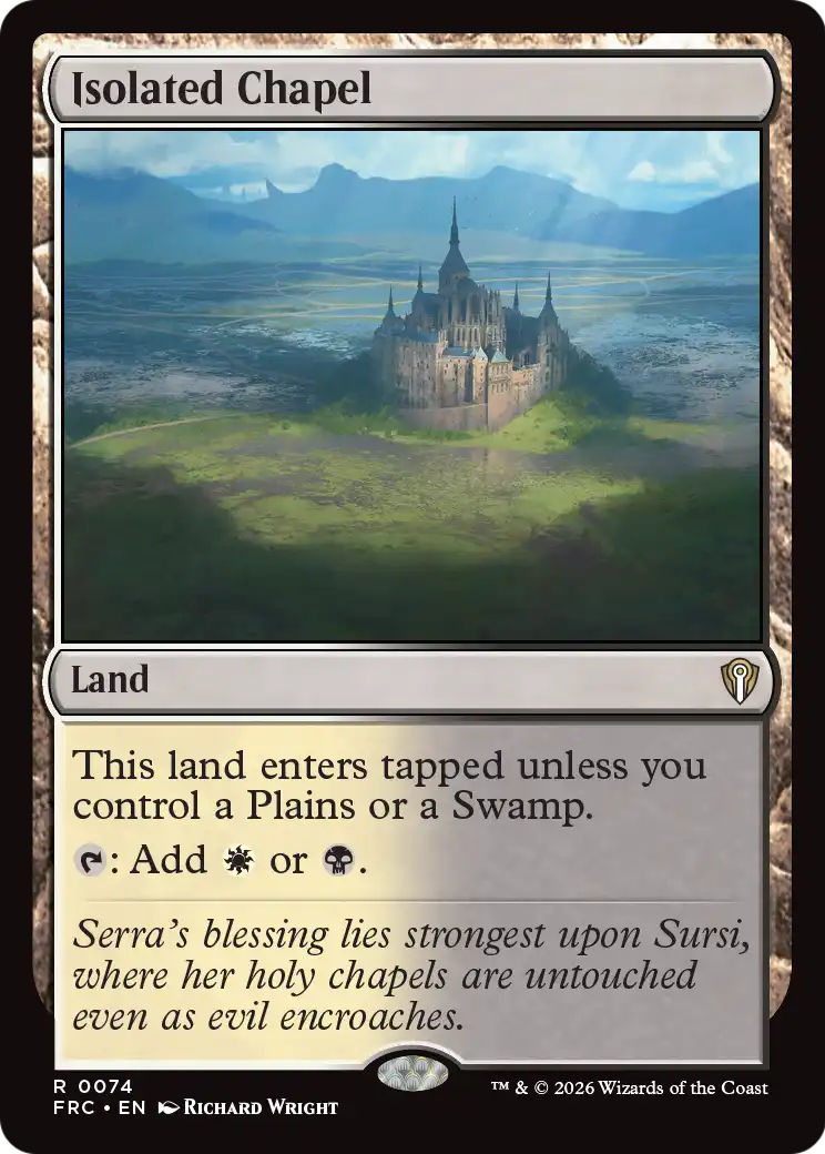 Isolated Chapel [Reality Fracture Commander] | Exor Games New Glasgow