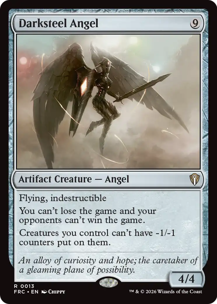 Darksteel Angel [Reality Fracture Commander] | Exor Games New Glasgow