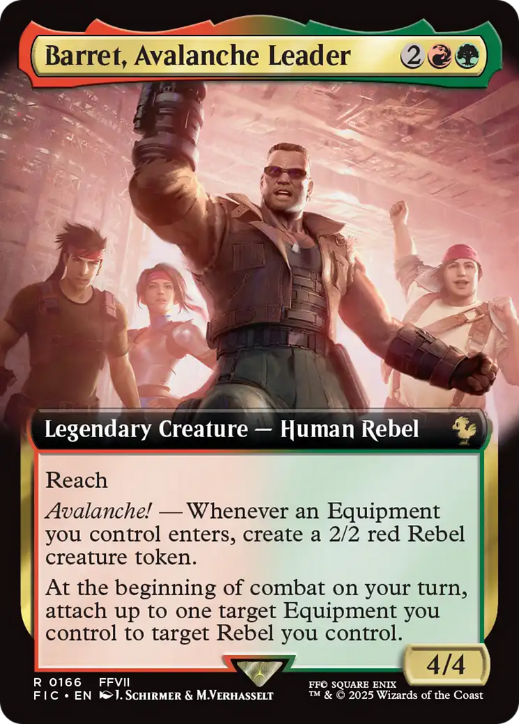 Barret, Avalanche Leader (Extended Art) [FINAL FANTASY Commander] | Exor Games New Glasgow