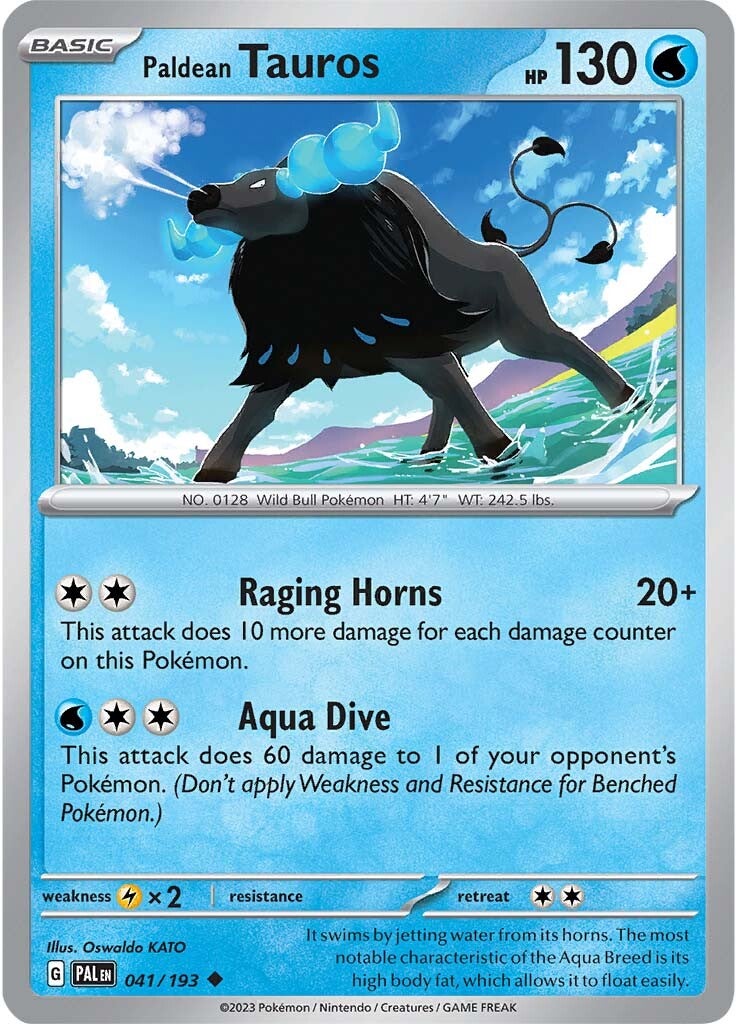 Paldean Tauros (041/193) [Scarlet & Violet: Paldea Evolved] | Exor Games New Glasgow