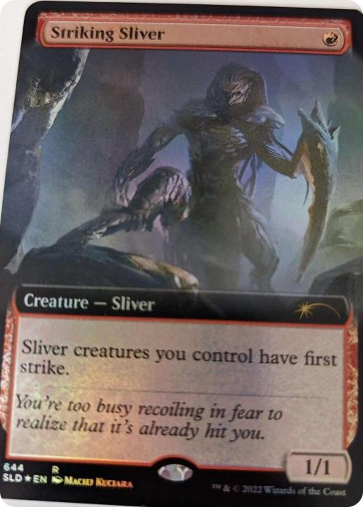 Striking Sliver (Extended Art) [Secret Lair Drop Series] | Exor Games New Glasgow