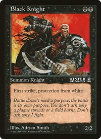 Black Knight (Oversized) [Oversize Cards] | Exor Games New Glasgow