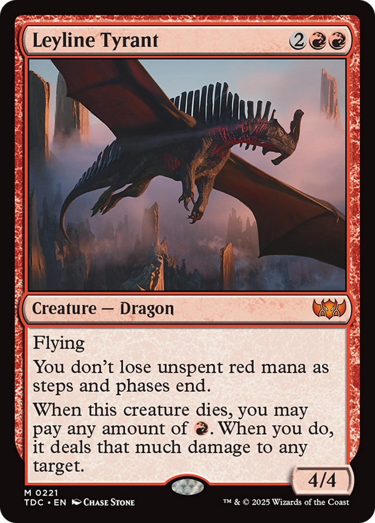 Leyline Tyrant [Tarkir: Dragonstorm Commander] | Exor Games New Glasgow