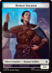 Human Soldier // Dwarf Double-Sided Token [The Hobbit Tokens] | Exor Games New Glasgow