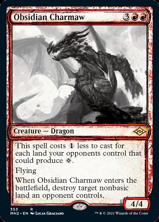 Obsidian Charmaw (Sketch) [Modern Horizons 2] | Exor Games New Glasgow