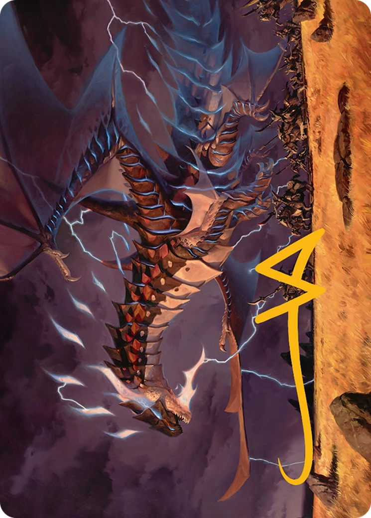 Neriv, Heart of the Storm Art Card (25/54) [Tarkir: Dragonstorm Art Series] | Exor Games New Glasgow