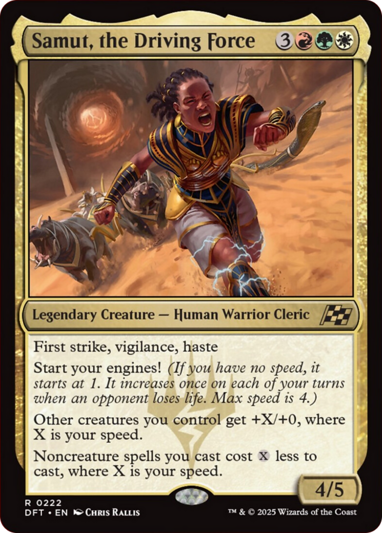 Samut, the Driving Force [Aetherdrift] | Exor Games New Glasgow