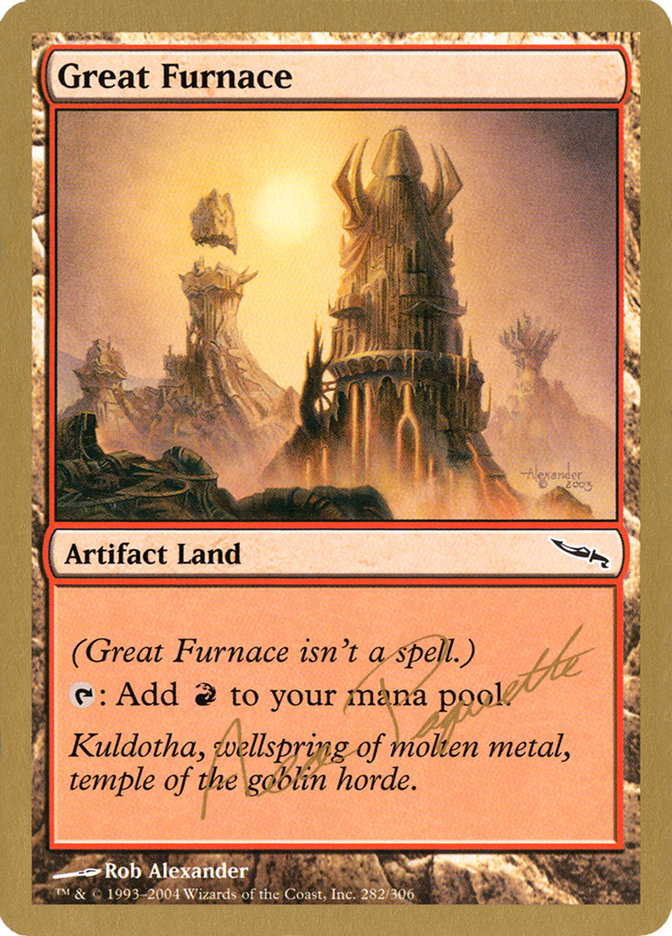 Great Furnace (Aeo Paquette) [World Championship Decks 2004] | Exor Games New Glasgow