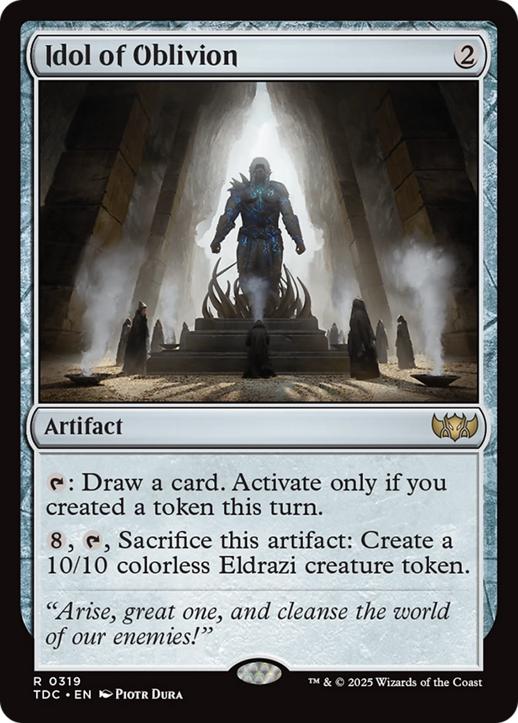 Idol of Oblivion [Tarkir: Dragonstorm Commander] | Exor Games New Glasgow