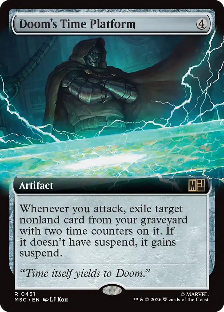 Doom's Time Platform (Extended Art) [Marvel Super Heroes Commander] | Exor Games New Glasgow