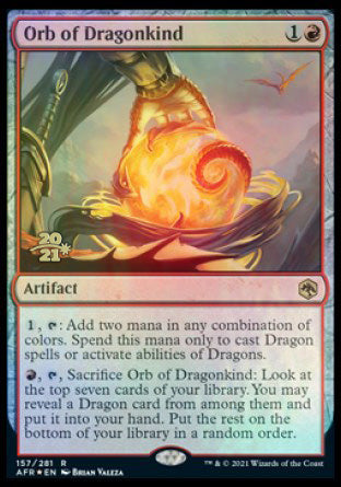 Orb of Dragonkind [Dungeons & Dragons: Adventures in the Forgotten Realms Prerelease Promos] | Exor Games New Glasgow