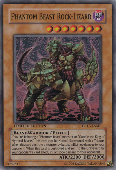 Phantom Beast Rock-Lizard [FOTB-ENSE1] Super Rare | Exor Games New Glasgow