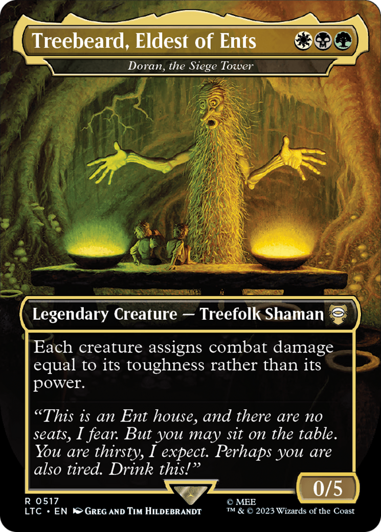 Treebeard, Eldest of Ents - Doran, the Siege Tower (Borderless) [The Lord of the Rings: Tales of Middle-Earth Commander] | Exor Games New Glasgow