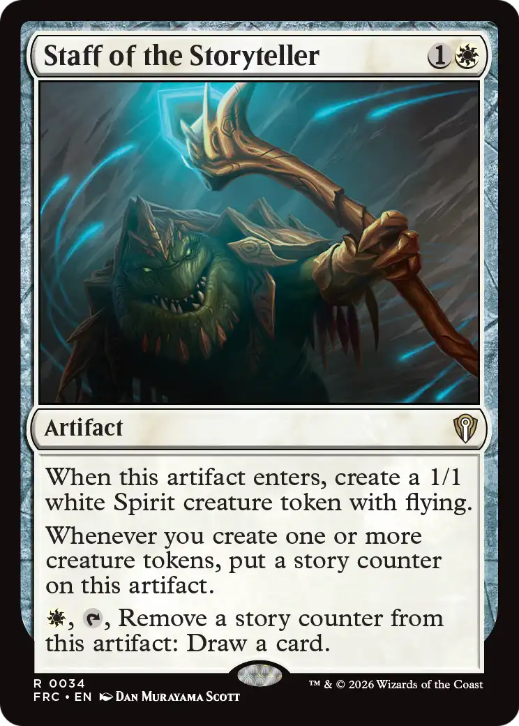 Staff of the Storyteller [Reality Fracture Commander] | Exor Games New Glasgow
