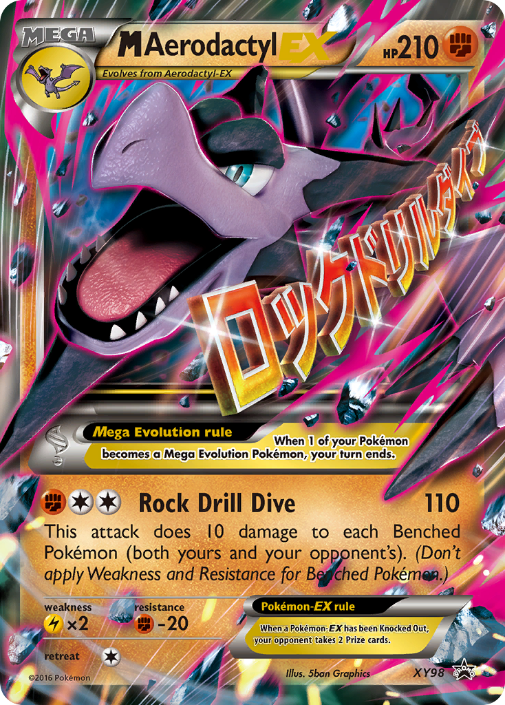 M Aerodactyl EX (XY98) [XY: Black Star Promos] | Exor Games New Glasgow