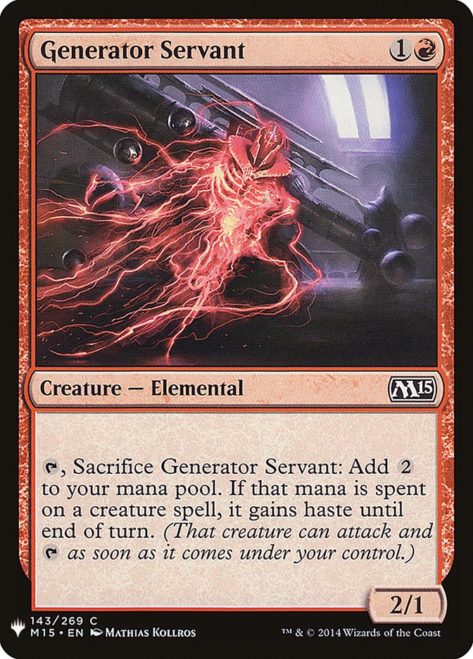 Generator Servant [Mystery Booster] | Exor Games New Glasgow