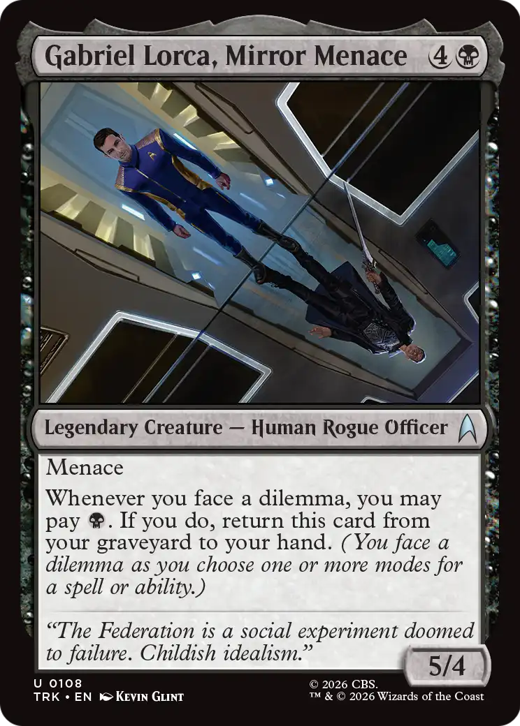 Gabriel Lorca, Mirror Menace [Star Trek] | Exor Games New Glasgow