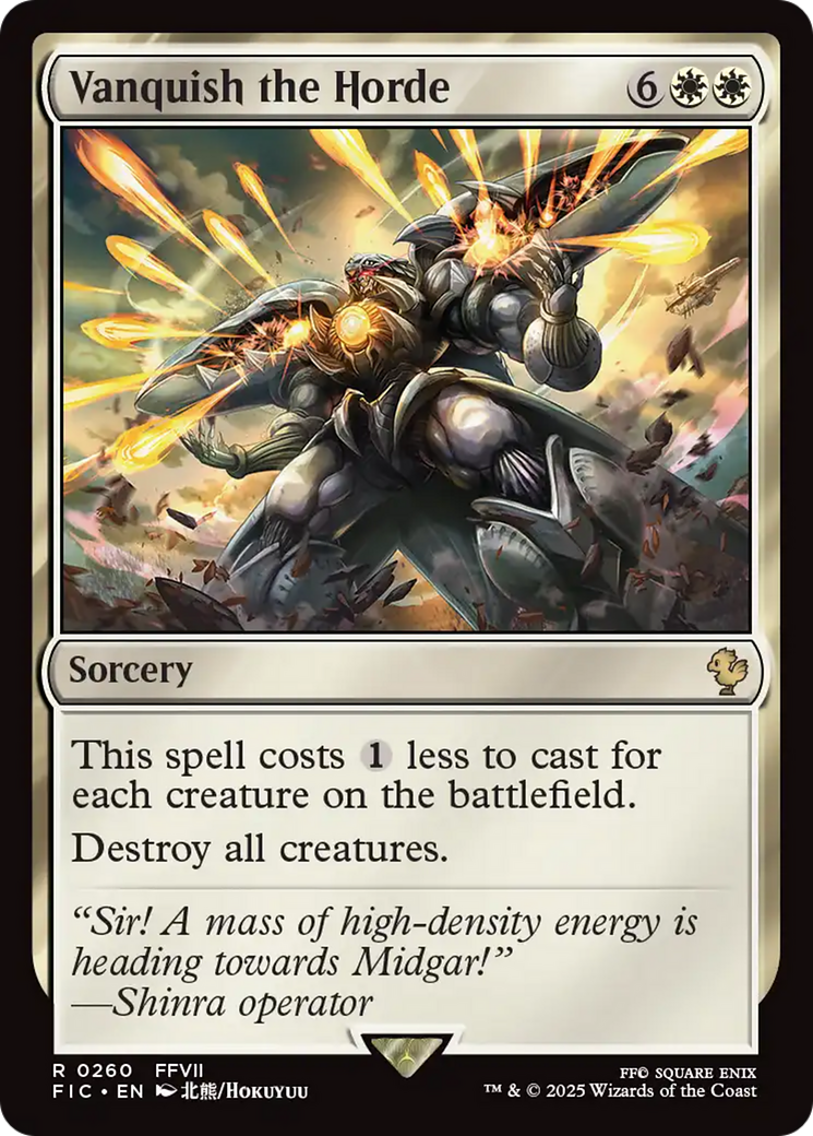 Vanquish the Horde [FINAL FANTASY Commander] | Exor Games New Glasgow