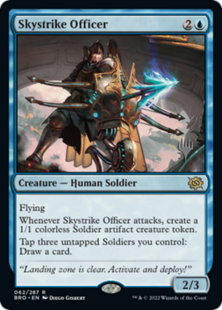 Skystrike Officer (Promo Pack) [The Brothers' War Promos] | Exor Games New Glasgow