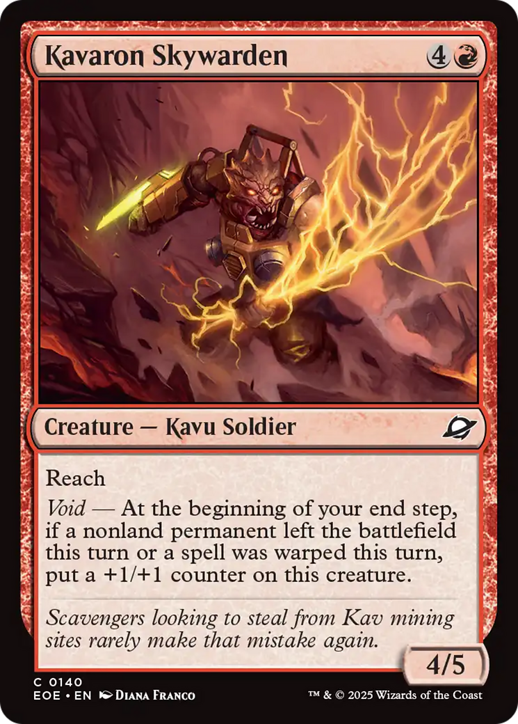Kavaron Skywarden [Edge of Eternities] | Exor Games New Glasgow