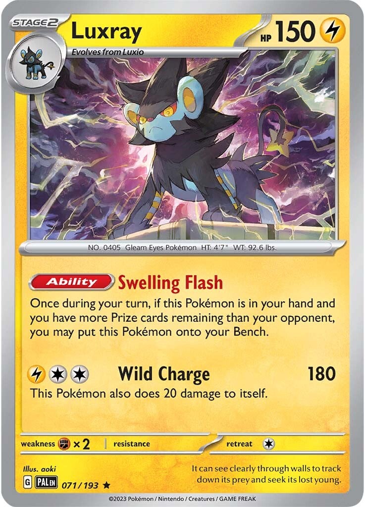 Luxray (071/193) [Scarlet & Violet: Paldea Evolved] | Exor Games New Glasgow