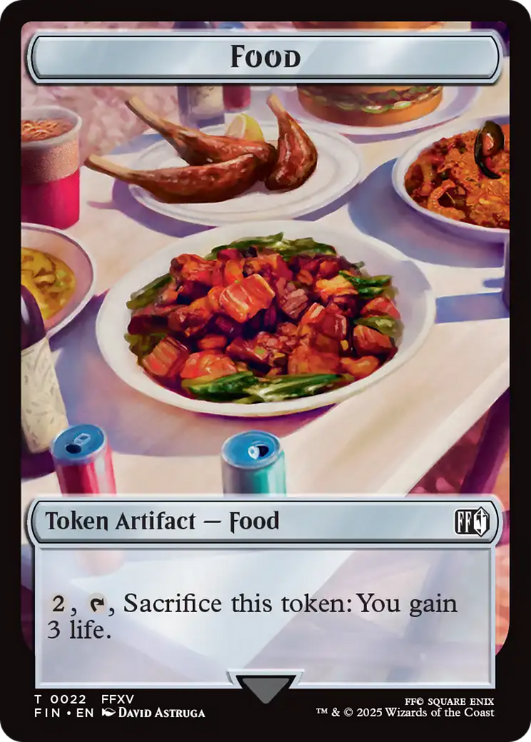 Hero (0002) // Food Double-Sided Token [FINAL FANTASY Tokens] | Exor Games New Glasgow