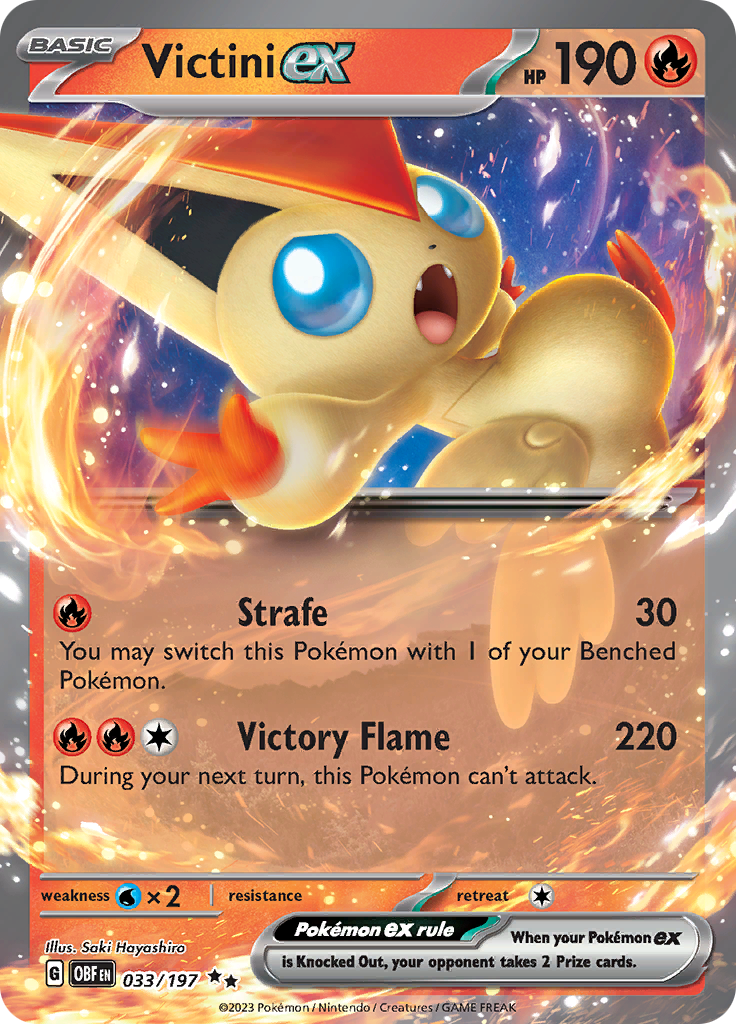 Victini ex (033/197) [Scarlet & Violet: Obsidian Flames] | Exor Games New Glasgow