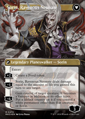 Sorin of House Markov // Sorin, Ravenous Neonate (Borderless) (Textured Foil) [Modern Horizons 3] | Exor Games New Glasgow