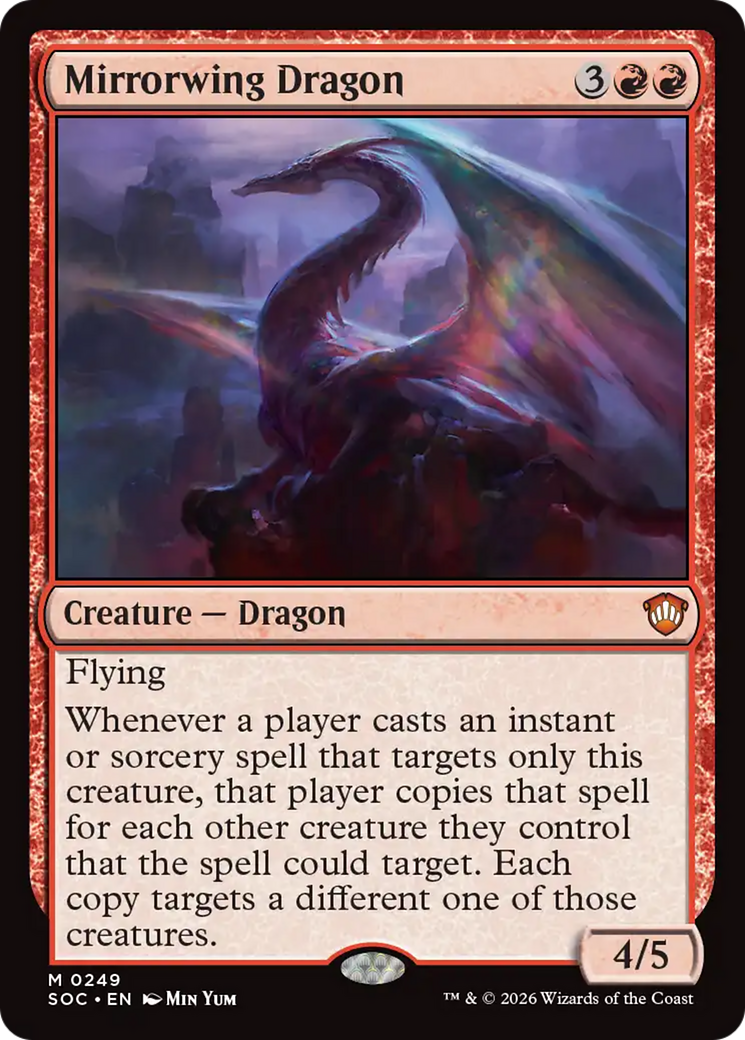 Mirrorwing Dragon [Secrets of Strixhaven Commander] | Exor Games New Glasgow