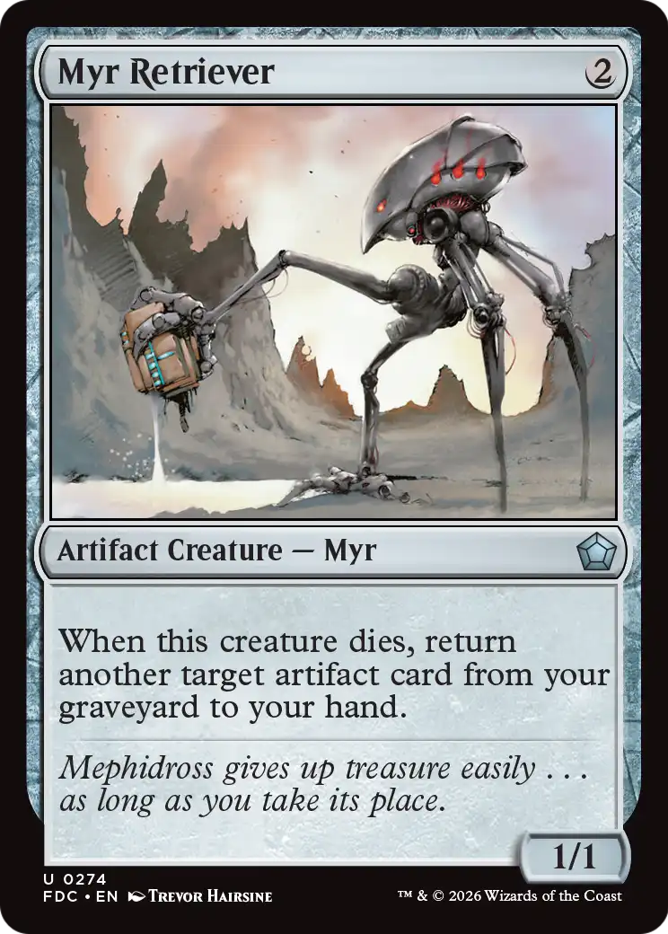 Myr Retriever [Foundations Commander] | Exor Games New Glasgow