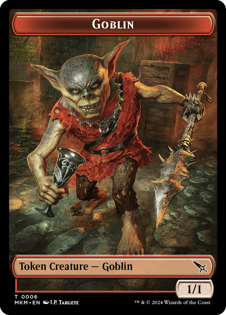 Detective // Goblin Double-Sided Token [Murders at Karlov Manor Tokens] | Exor Games New Glasgow