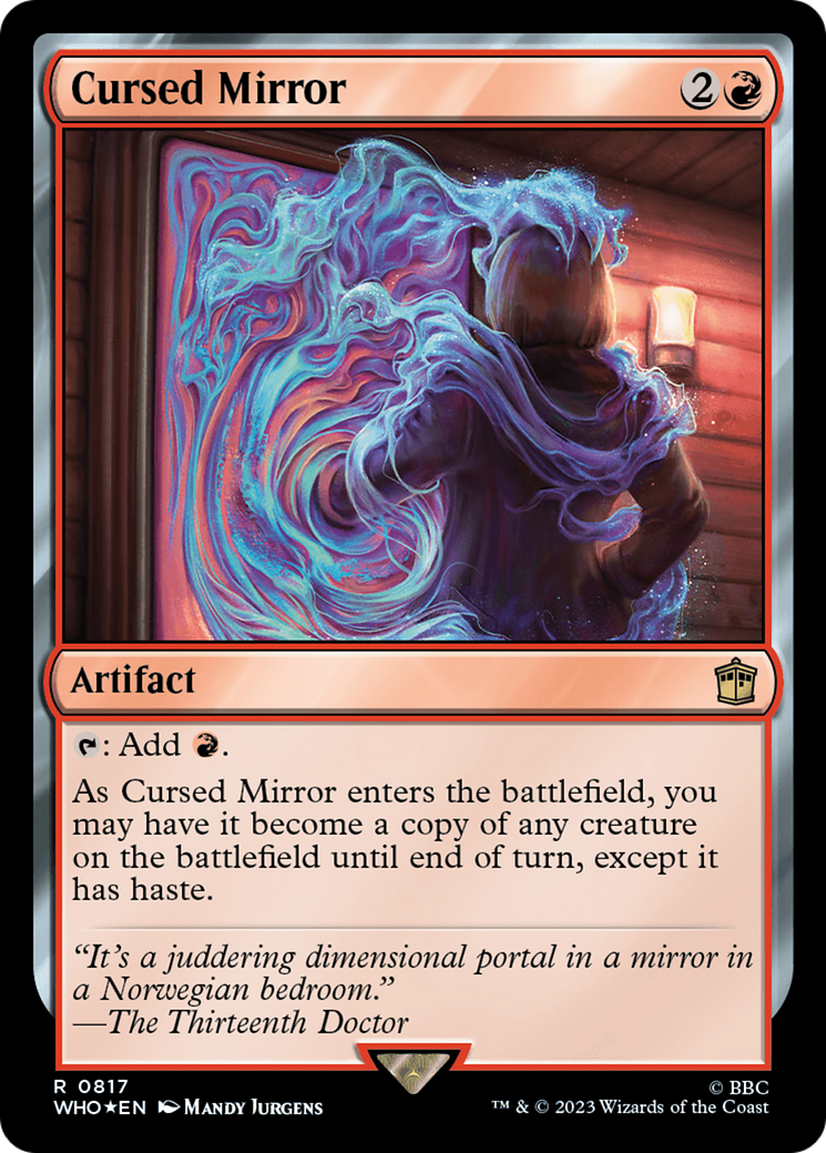 Cursed Mirror (Surge Foil) [Doctor Who] | Exor Games New Glasgow