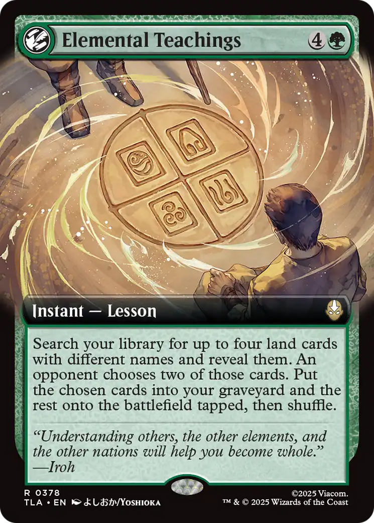 Elemental Teachings (Extended Art) [Avatar: The Last Airbender] | Exor Games New Glasgow
